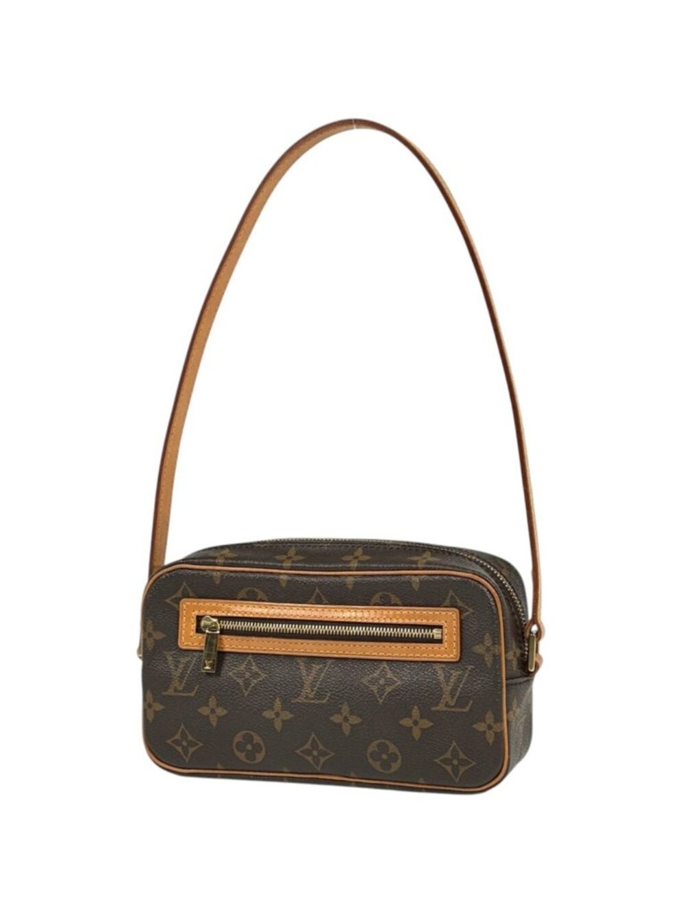Louis Vuitton Pochette Cite Shoulder Bag Monogram Brown